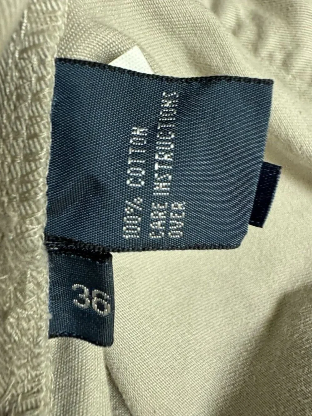 Polo Ralph Lauren Andrew Shorts Men’s 36 Beige Cotton Chino 6” Inseam
